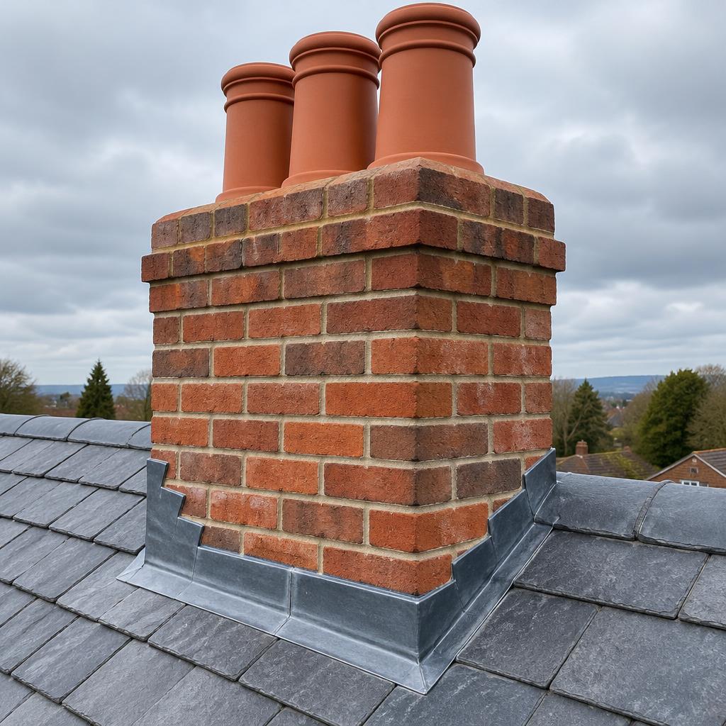 Chimney repointing & flashing